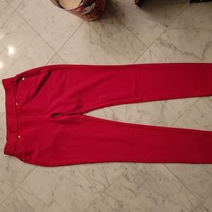 Michael Kors Red Leggings | Size M Wms